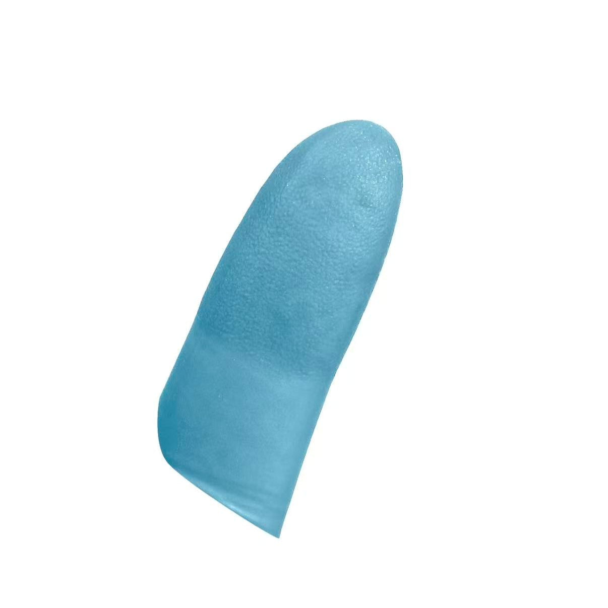 Blossom 淺藍色丁腈無粉紋理檢查手套 Soft Blue Powder Free Nitrile Exam Gloves