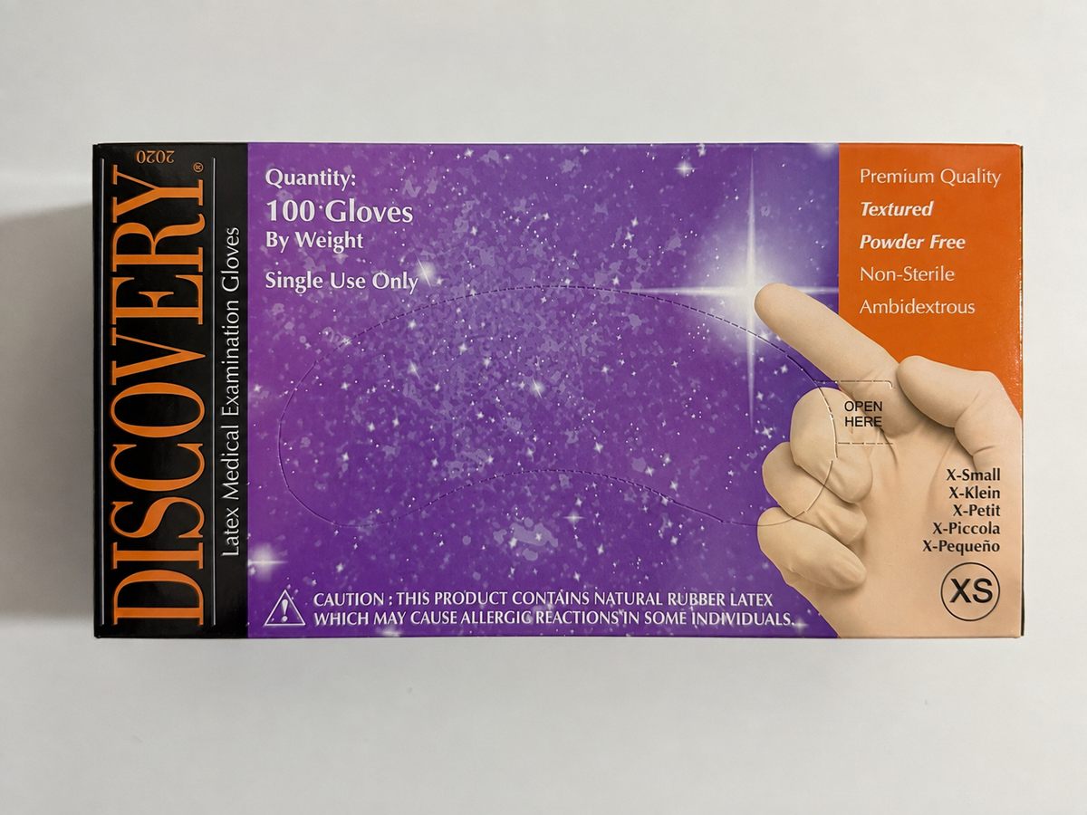 Discovery Latex Powder-Free Examination Gloves
