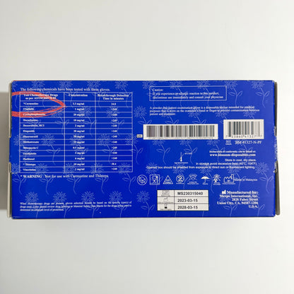 Dark Blue Powder-Free Nitrile Examination Gloves for dental suppliers in India