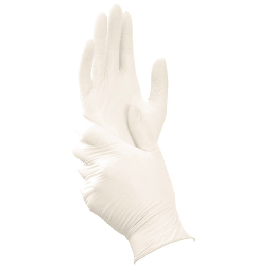 Blossom Latex examination gloves supplier with aloe vera inner coating