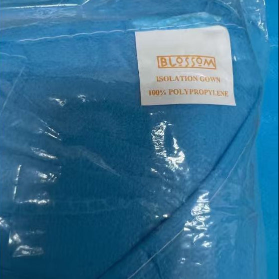 Disposable PPE isolation gown supplied by Pacific Blossom HK Limited Hong Kong