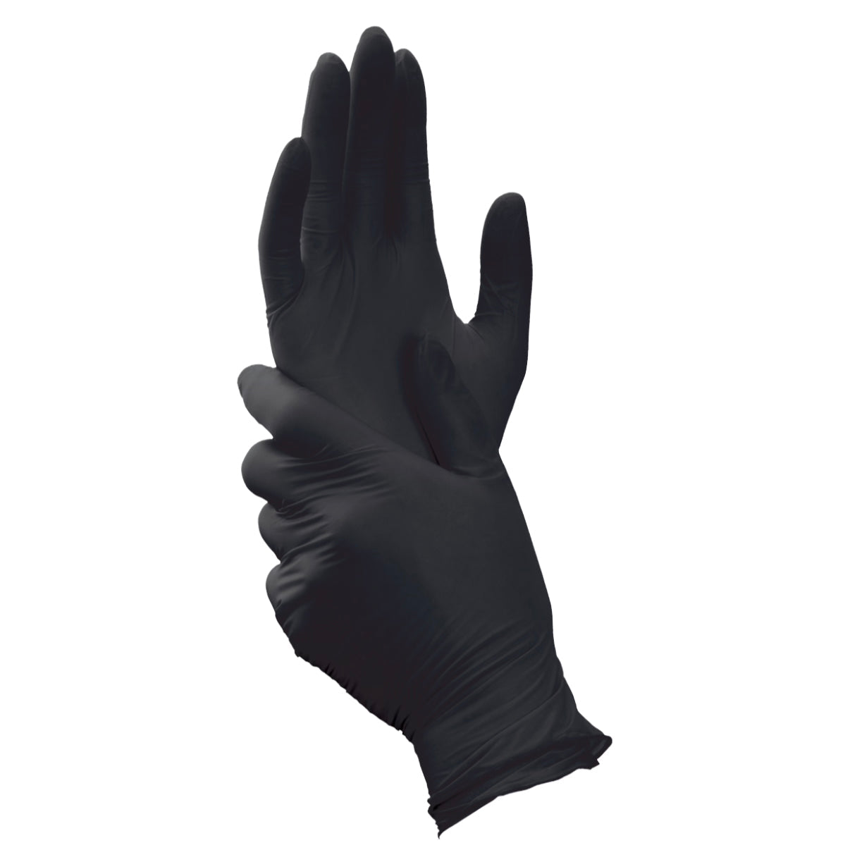 Blossom黑色丁腈無粉紋路檢查手套 Black Nitrile Powder Free Textured Exam Gloves