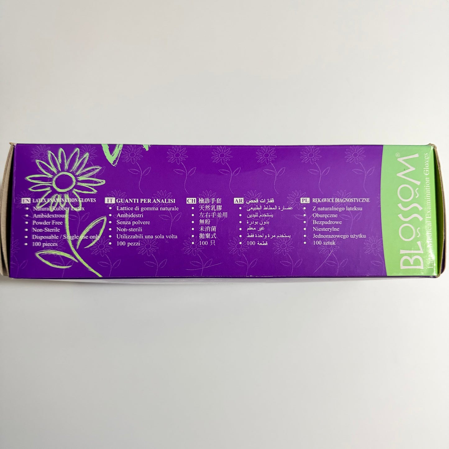 Powder-Free Aloe Vera Latex Examination Gloves for dental suppliers in India