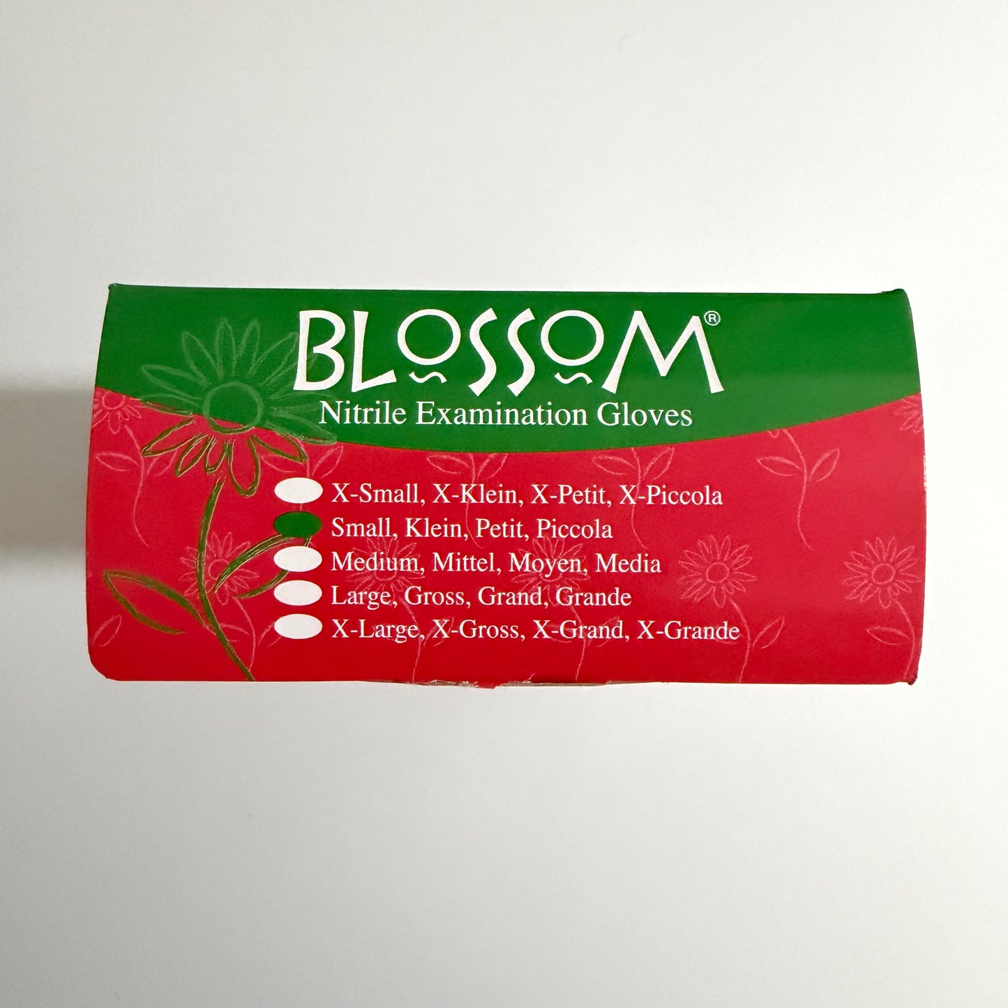 Blossom Green Nitrile Exam Gloves for dentists and dental product wholesalers across Asia and the Middle East