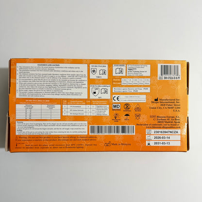 Blossom Textured Black Nitrile Gloves for healthcare distributors in Singapore