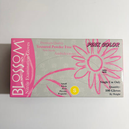 Blossom Pink Nitrile Gloves for dental distributors and importers in the Middle East