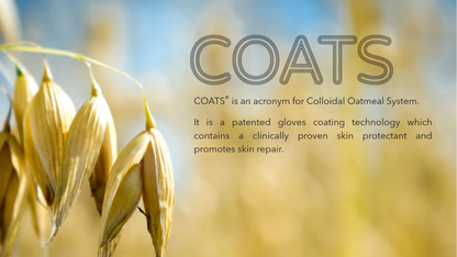 Blossom 小麥塗層乳膠無粉紋理檢查手套 Latex Powder Free Textured Exam Gloves with C.O.A.T.S