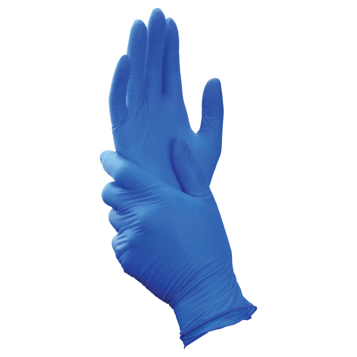 Blossom 深藍色丁腈無粉紋理檢查手套  Dark Blue Nitrile Powder Free Examination Gloves