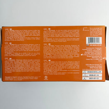 Discovery Latex Powder-Free Examination Gloves packaging – disposable gloves for dental and medical suppliers