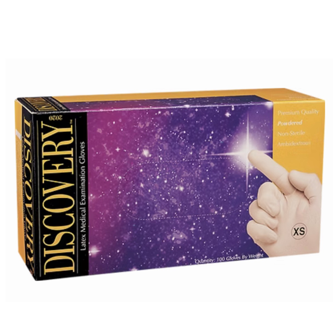 Discovery有粉乳膠檢查手套 Discovery Latex Powdered Exam Gloves