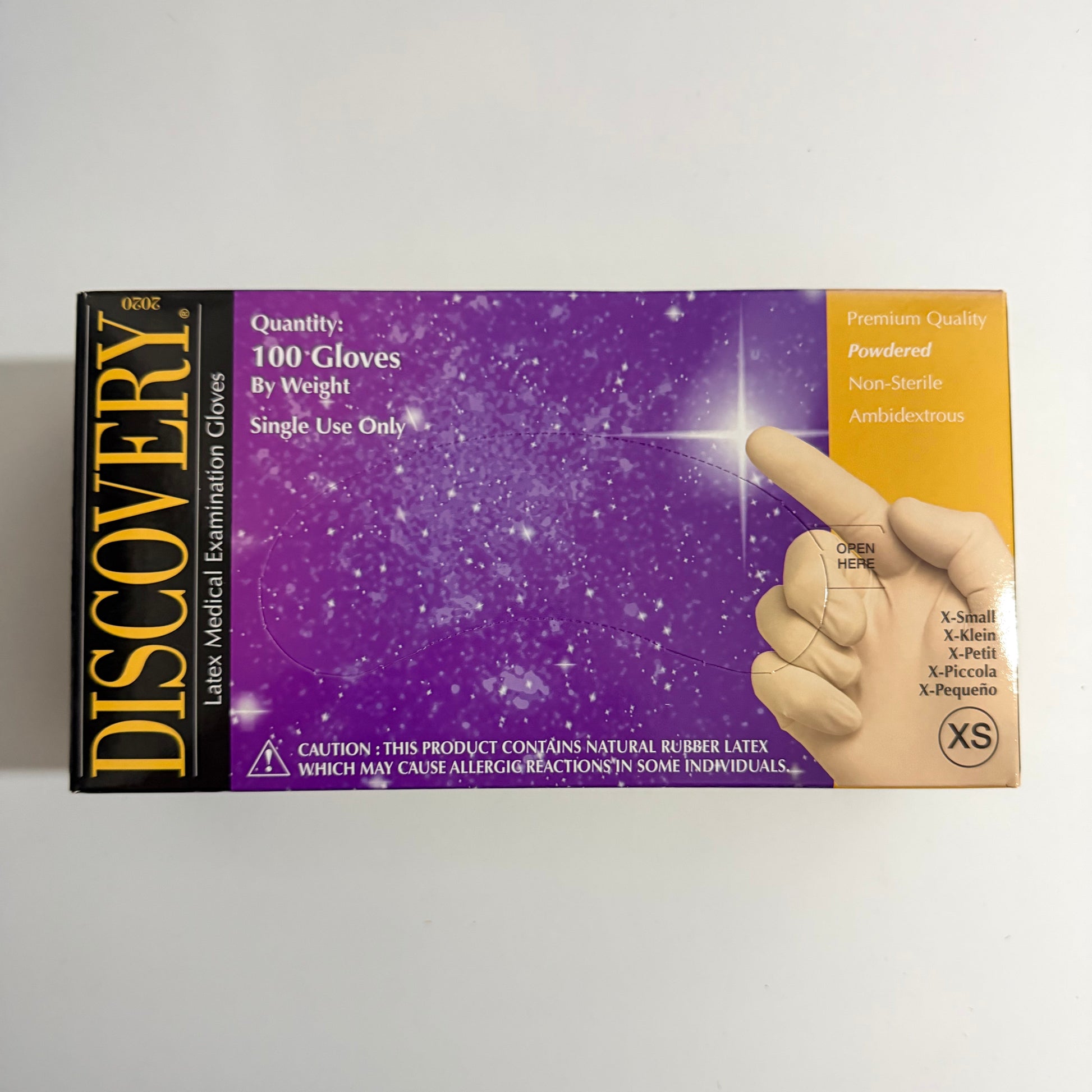 Discovery latex powdered gloves for Middle East dental suppliers