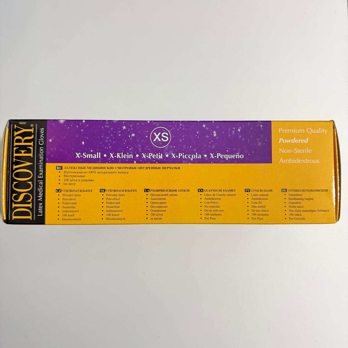 Powdered latex exam gloves for dental supply distributors