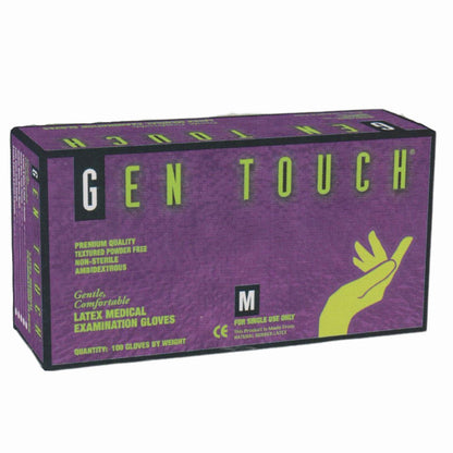 Gen Touch 乳膠紋理無粉檢查手套 Gen Touch Latex Textured Powder Free Exam Gloves