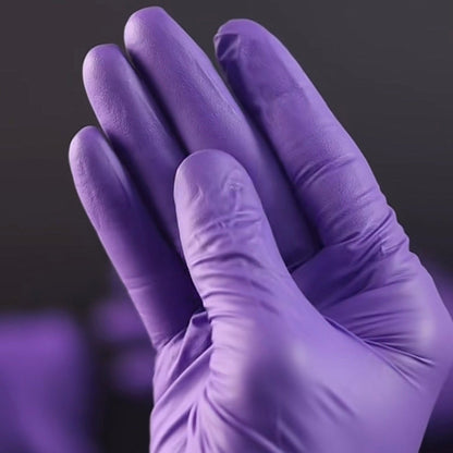 Blossom 紫色無粉丁腈檢查手套  Lila Nitrile Powder-Free Examination Gloves