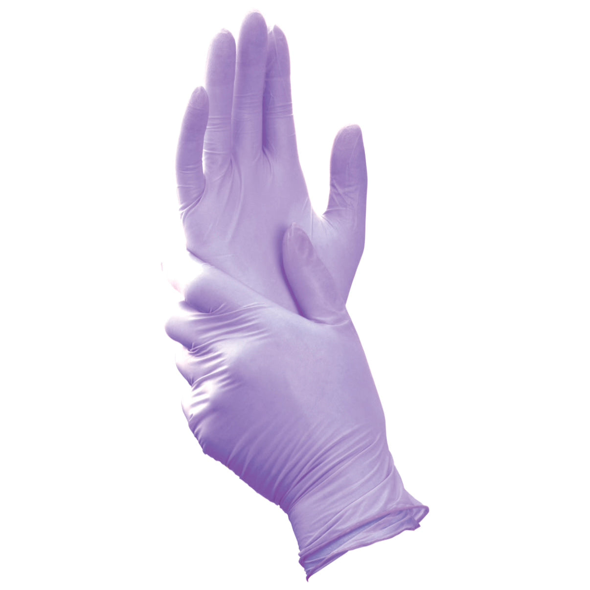 Blossom 紫色無粉丁腈檢查手套  Lila Nitrile Powder-Free Examination Gloves