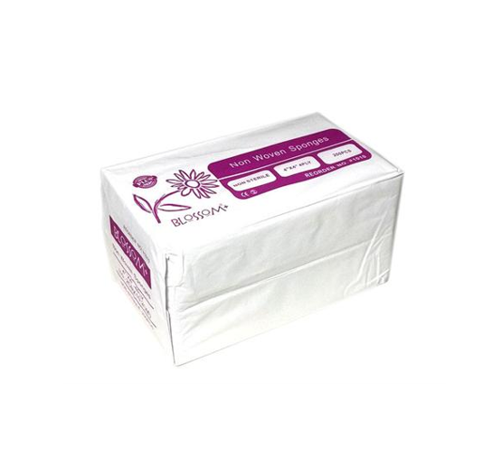 Blossom 無紡布⽚ (4層) Non-Woven Sponges (4ply)